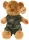  Mascota ursuleț militar soldat - 33 cm