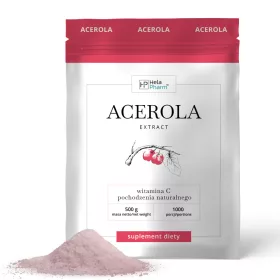   Extract natural de Acerola 500mg Hela Pharm® – Sursă bogată de Vitamina C, 500g