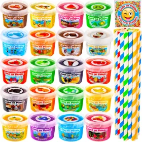    20× Dispozitiv de vată de zahăr Miracles on a Stick Set de 20 de zaharuri colorate pentru vată de zahăr, multicolor 1 W + alte 14 produse