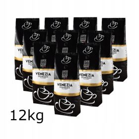   Set boabe de cafea Venezia Supremo 100% Arabica italiană 12 kg