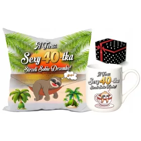    Set perna si cana pentru aniversarea a 40 de ani Epic Mugs 3 buc.