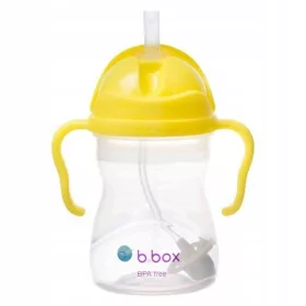  B.Box BB00507 sticla de apa cu paie 240 ml galben
