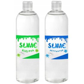  Adeziv PVA + activator PENTRU slime slime 2x1 litru 2L