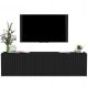  Dulap TV suspendat Glamour Black MAT comodă 150cm