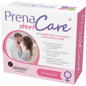   Supliment PrenaCare® START pentru Femei Planificând Sarcina - 60 Capsule Vegetale