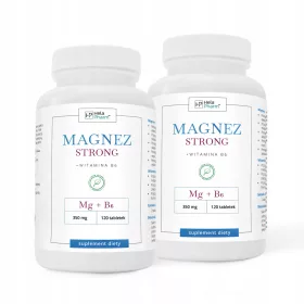   Magneziu STRONG + Vitamina B6 pentru Crize și Stres, 120 tablete - Hela Pharm®