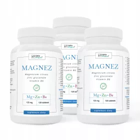   Magneziu + Zinc + Vitamina B6 de la Hela Pharm, 120 Tablete, Compatibil Vegan