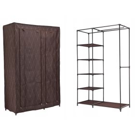    Dulap Gockowiak GARD VITTO KAJA BROWN 110 x 175 x 45 cm nuante de maro