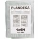 Plandekă Argintie Întărită 4x6m 110g/m2 - Protecție de Înaltă Calitate
