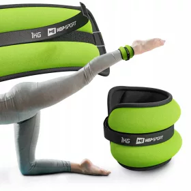    Greutăți pentru exerciții pentru brațe și picioare Hop-Sport 2 buc x 1 kg