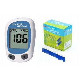  Kit pentru Monitorizarea Glucozei și Cetonelor On Call® GK Dual