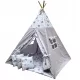  EDISA - Cort TIPI pentru copii casa wigwam + 3 perne + saltea 120X120 CE