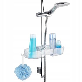  Wenko Caddy raft suspendat baie 8x36 cm, transparent