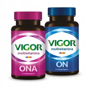   Set de Multivitamine VIGOR ONA și ON 50 pentru Cupluri, 60 Tablete Fiecare