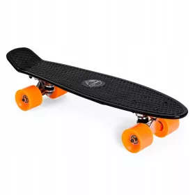  Skateboard balenă cu cocoașă negru