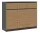  Comodă TopEshop 3D3S 120 x 40 x 97 cm antracit mat