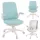  Scaun de birou Grospol Easy White in nuante de verde
