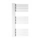  Radiator baie apa Scarlet 412 W 400 x 800 mm alb