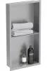 Raft de nișă Mexen X-Wall-R 60 × 30 cm inox