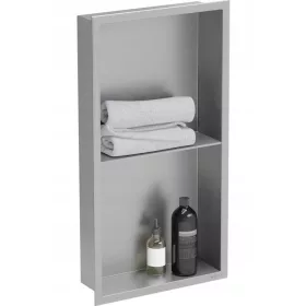 Raft de nișă Mexen X-Wall-R 60 × 30 cm inox