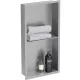 Raft de nișă Mexen X-Wall-R 60 × 30 cm inox