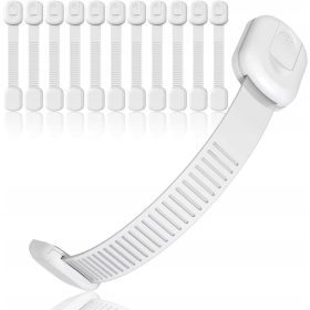  Protectoare albe de dulap Baby-Protection, 10 buc