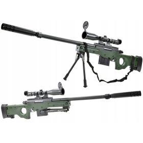    RIFLE BB GUN Sniper AWP Sniper Rifle Scope 800 BBs GRATUIT + Carte de autocolante, benzi desenate Sklep_lolki