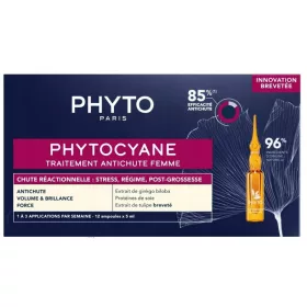 Tratament Anticădere Phyto Phytocyane 12x5ml pentru Femei