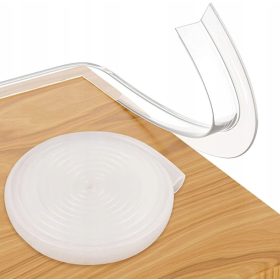    Bandă de protecție pentru colțuri din silicon Baby-Protection, transparentă, 6 m