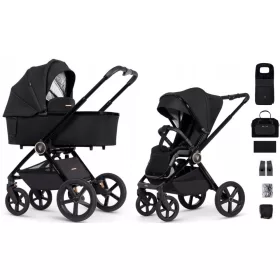  Carucior VENICCI TINUM Upline 2in1 ALL BLACK HIT 2022