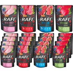  RAFI Hrana pentru caini PLUCET AMESTEC DE Arome 20x300G