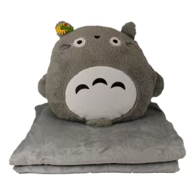  Totoro Set 3in1 pătură pernă anime vecinul meu