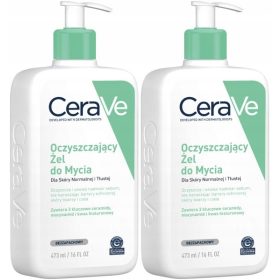   Gel de Curățare Facială și Corporală CeraVe, 2x 473ml, pentru Hidratare de Lungă Durată
