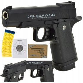    Colt Metal Pistol Replica 800 BBs + Carte de autocolante, benzi desenate Shop_lolki
