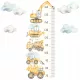  Autocolant MASURA INALTIME, constructie masina, 40x100 cm