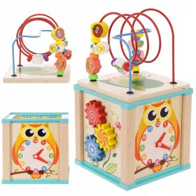  LABIRINTUL DE LEMN CUB MONTESSORI