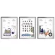  Set de poze poster pentru copii alfabet A3