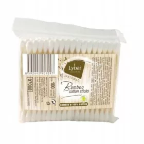   MATTES Bețe de bumbac natural Lybar Bamboo Bețe de bambus 3x pachet de 100 de bucăți