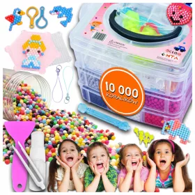  Cutie cu margele de apă XL Șabloane 10000 buc!