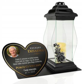    CITCH XXL mare + DEDICAȚIE pentru mormântul BUNICULUI BUNICII