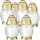 Lampion Decorativ Bolsius Diamond Aurit 2D - Set 6 Bucăți