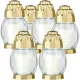 Lampion Decorativ Bolsius Diamond Aurit 2D - Set 6 Bucăți