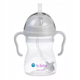  B.box sticla cu paie, gri 240 ml