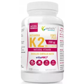   Vitamina K2 Forte Plus, 120 capsule - Formula Inovatoare și 100% Naturală
