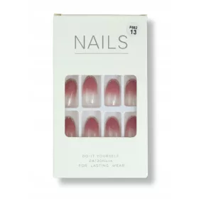  UNGHII ARTIFICIALE TIPS OMBRE GLITTER F662-13