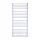  Radiator baie apa cu umerase EW 640x970mm calorifer ALB
