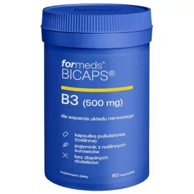   ForMeds BICAPS B3 - Supliment Pentru Vitalitate și Funcționarea Sistemului Nervos, 60 capsule