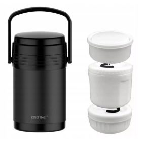  KingHOFF Dinner Thermos 1.5L+ 3 Recipiente KH-1396