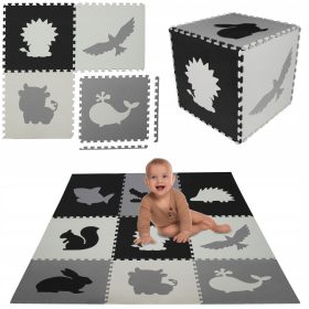  COV PUZZLE DIN SPUMA 9 BUC ANIMALE 60x60x1 CM