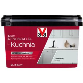    Vopsea acrilica pentru lemn, mobila, gresie V33 2 l Gri deschis satinat